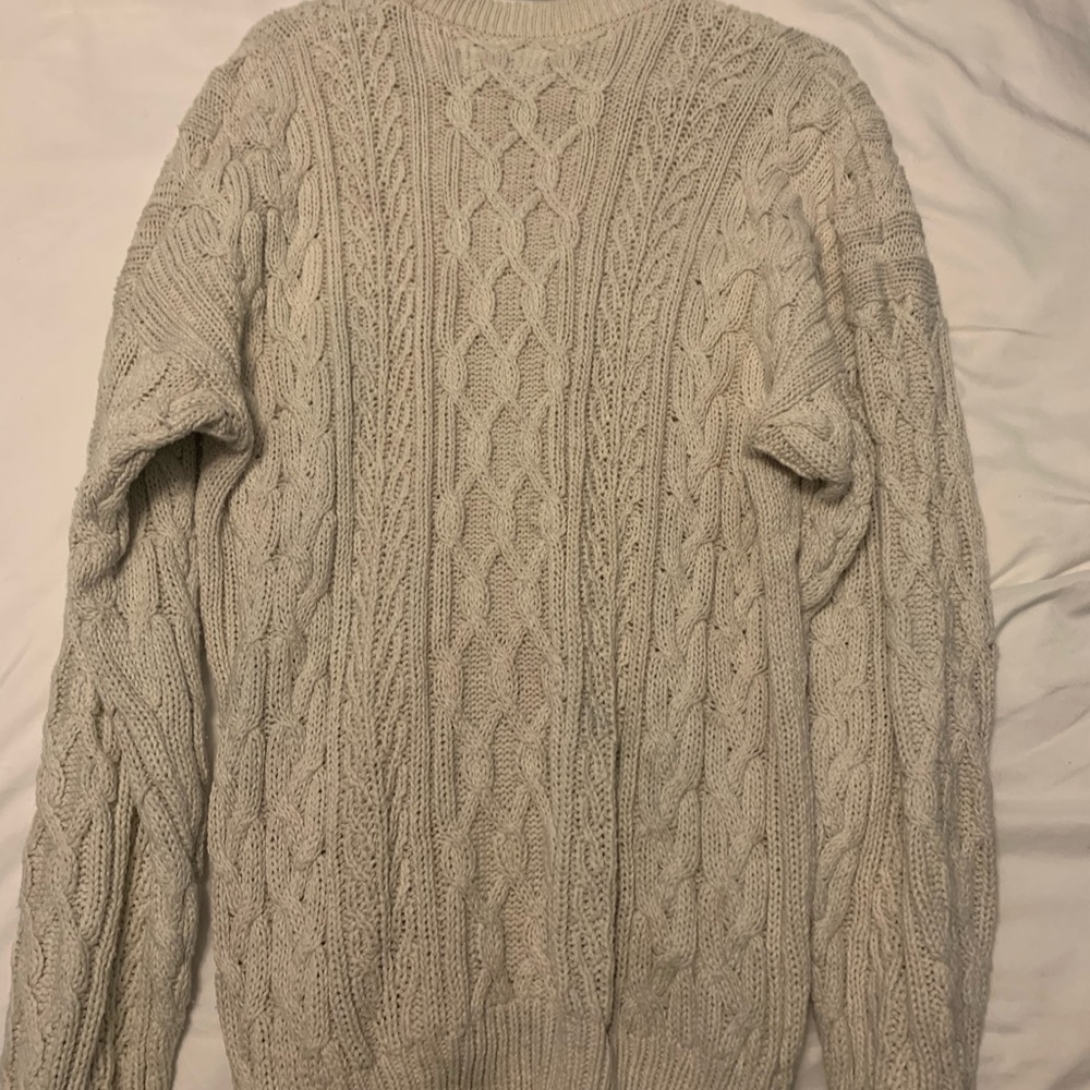 Heavy weight mens crew neck sweater